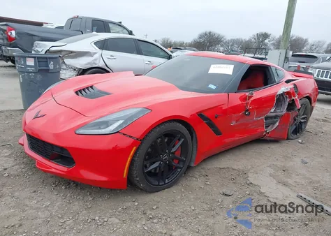 2014 Chevrolet Corvette Stingray Z51 from USA, damaged, VIN 1G1YJ2D76E5101999